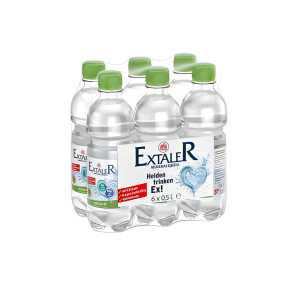EXTALER 15408 - ohne Kohlensäure Mineralwasser naturell 6 x 05L