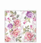AMBIENTE 12517365 20ST Rosenmotiv Motivserviette 25x25cm...