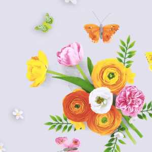 PAPER+DESIGN 208834 3lag Motivserviette 33x33cm Frühjahr