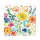 AMBIENTE 13318430 20ST Motivserviette 33x33cm Vibrant spring