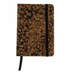 DONAU 1350108-02 Notizbuch A6 Kaffee-Kork-Stoff