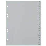 NEUTRAL 325 20teilig Ordnerregister PP A5 hoch A-Z grau
