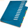 LEITZ 59120035 Karton Ordnungsmappe 12teilig blau