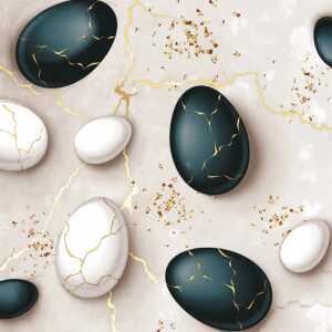 PAPER+DESIGN 208826 3lag Osterserviette 33x33cm