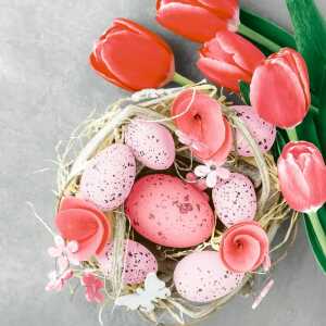 PAPER+DESIGN 208821 3lag Osterserviette 33x33cm