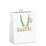 SKORPION 32x26x12cm Ostertragetasche Naturkarton Osterhasen