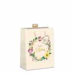 SKORPION 23x18x10cm Ostertragetasche Zuckerrohr Blumenkranz