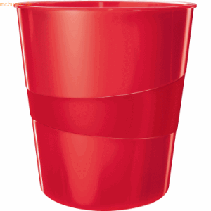 LEITZ 5278-10-26 Papierkorb WOW 15l rot metallic