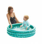 HAPPY PEOPLE 100x23cm Pool 3-Ring Eco türkis