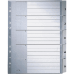 LEITZ 1283-00-85 Plastik 5tlg. Register A4 1-5 grau