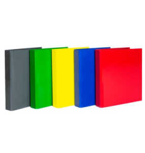 DONAU 2762400-99 Unicolor Ringmappe A5/2R/25mm sortiert