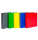 DONAU 2762400-99 Unicolor Ringmappe A5/2R/25mm sortiert
