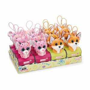 GLUBSCHIS 61645 m.Loop 2Des.16ST Schlüsselanhänger i.Schulranzen 9cm