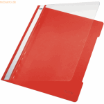 LEITZ 4191-00-20 Plastik Schnellhefter A4 hellrot