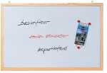 FRANKEN CC-MM6080 E Holzrahmen Schreibtafel 60x80 cm weiß