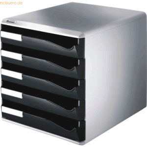 LEITZ 5280-00-95 Schubladenbox 5 Laden schwarz