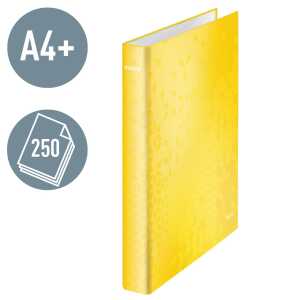 LEITZ 4241-00-16 2R 25mm Schulordner A4 Wow gelb