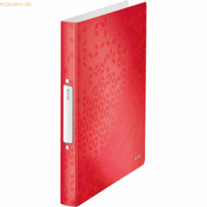 LEITZ 4257-00-26 25mm PP Schulordner A4 Wow rot