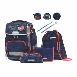 SCHNEIDERS ERGOLITE 78450-360 9-tlg. Schultaschenset Dusk Force navy