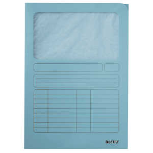 LEITZ 3950-00-30 100ST Sichtmappe A4 hellblau