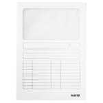 LEITZ 3950-00-01 100ST Sichtmappe A4 weiß