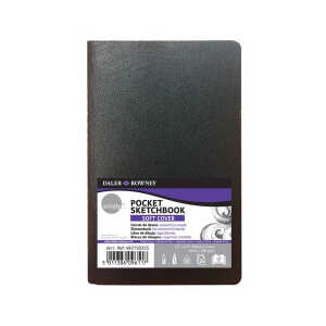 DALER-ROWNEY D482150355 Skizzenbuch Pocket 48Seiten 100g.Softc.