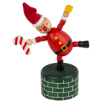 OOTB Holz-Drückfigur Weihnachten ca. 46 x 11 cm