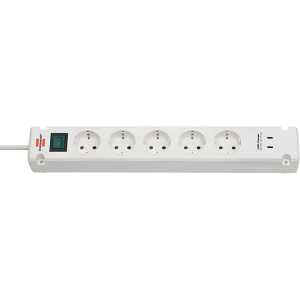 BRENNENSTUHL Bremounta Steckdosenleiste+Schalter 5-fach/2USB-C