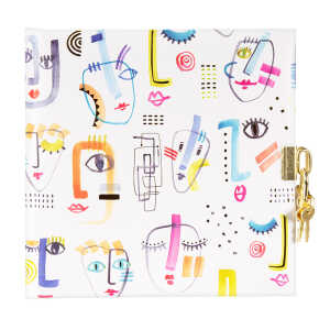 Goldbuch Tagebuch Aquarell Fantasies