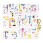 Goldbuch Tagebuch Aquarell Fantasies