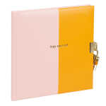 Goldbuch Tagebuch Coloration orangerosé