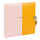 Goldbuch Tagebuch Coloration orangerosé