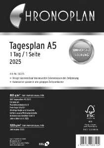 CHRONOPLAN 50225 Tagesplan A5 2025