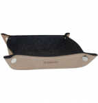 DONAU 2100006-02 Taschenentleerer Recyclingleder/Filz