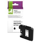 Q-CONNECT KF14249 Tinte ersetzt Brother LC123 BK-schwarz