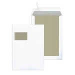 MAILMEDIA mit Haftklebung Versandtasche mit Fenster 100ST...