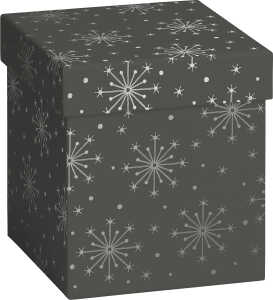 STEWO 2551 5392 96 11x11x12cm Weihn.Geschenkkarton Nieve