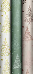 STEWO 2528 1603 99 15m x 70 cm Weihn.Geschenkpapierrolle Elegant Wood