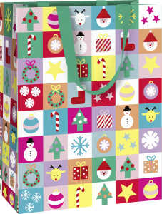 STEWO 2544 5239 25 30x23x13cm Weihn.Geschenktragetasche Kind Dimitri