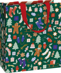 STEWO 2543 5237 47 21x18x8cm Weihn.Geschenktragetasche Kind Marioka