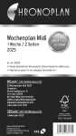 CHRONOPLAN 50255 Wochenplan Midi 2025