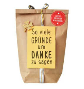 WUNDERLE 63648 Wundertüte So viele Gründe um Danke..
