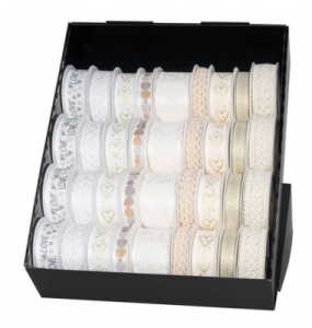 GOLDINA Z659 099 94 0036 Zierbandpräsenter 36-tlg. Hochzeit sort.