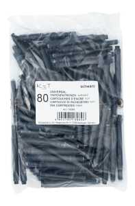 TSI Tintenpatronen Universal 80er Packung, schwarz