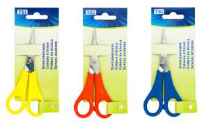 TSI Schülerschere 13cm für Rechtshänder, spitz, BK