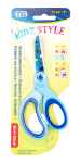 TSI Schere mit Motivdruck 13 cm, Motiv Fische/blau