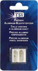 TSI Bleistiftspitzer ALU doppelt  Blister