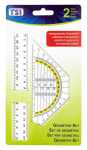 TSI Geoset mit Geodreieck 16 cm und Lineal 17 cm