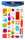 TSI Zeichenschablone 26x18cm, 12 Motive sortiert