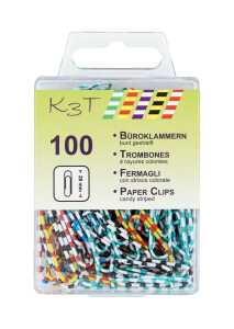 TSI Büroklammern 28 mm fbg. 100er Hängedose